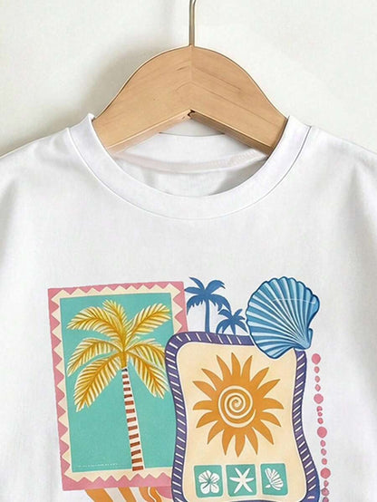 Beachwear Half Sleeve Kids Suit