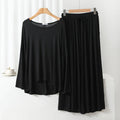 Classic Black Palazzo Sleepwear Set