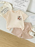 Desert Theme Kids Half-Sleeve Night Suit