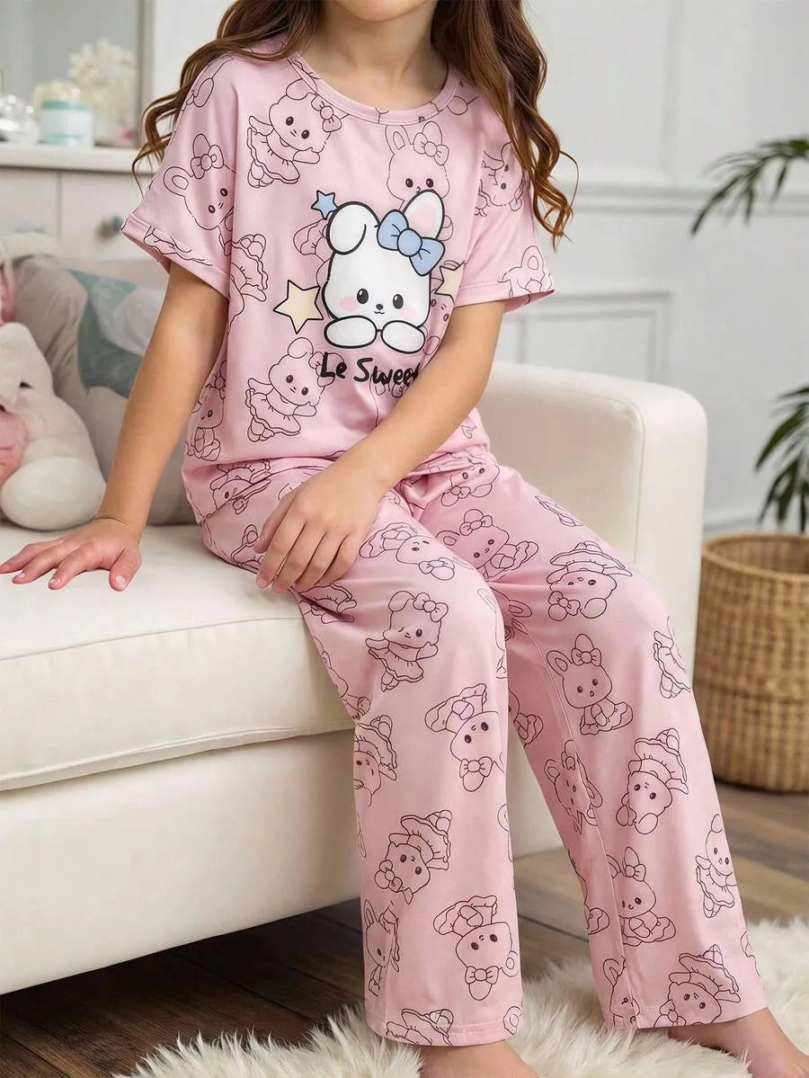 Sweet Bear Kids Half-Sleeve Night Suit 7-14 Years